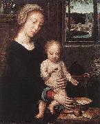 Gerard David Madonna and Child with the Milk Soup oil painting on canvas